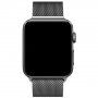 Металевий ремінець по-міланському тягнути для Apple Watch Ultra 49mm / 46mm / 45mm / 44mm / 42mm - темно-сірий