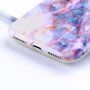 Захисний м'який чохол із пластика з підставкою для Apple iPhone 6 Plus / 6S Plus - зелений мармур