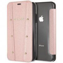 Guess Kaia Book case футляр для iPhone XS Max - рожево-золотий
