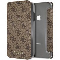 Guess Charms Book case футляр для iPhone XS Max - коричневий