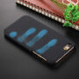 Термо-панель реагуюча на тепловий відбиток вашої руки на iPhone 6 / 6S - синя