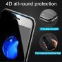 4D загартоване скло 9H (Tempered Glass) для iPhone 6 Plus / 6S Plus - 0.26 мм - чорне