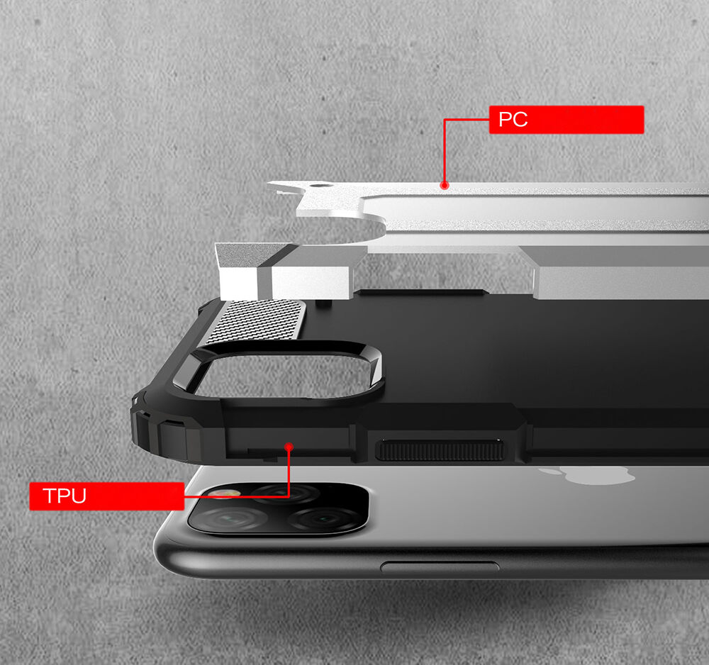 Стійкий Armor чохол для iPhone XI Max - морський синій
