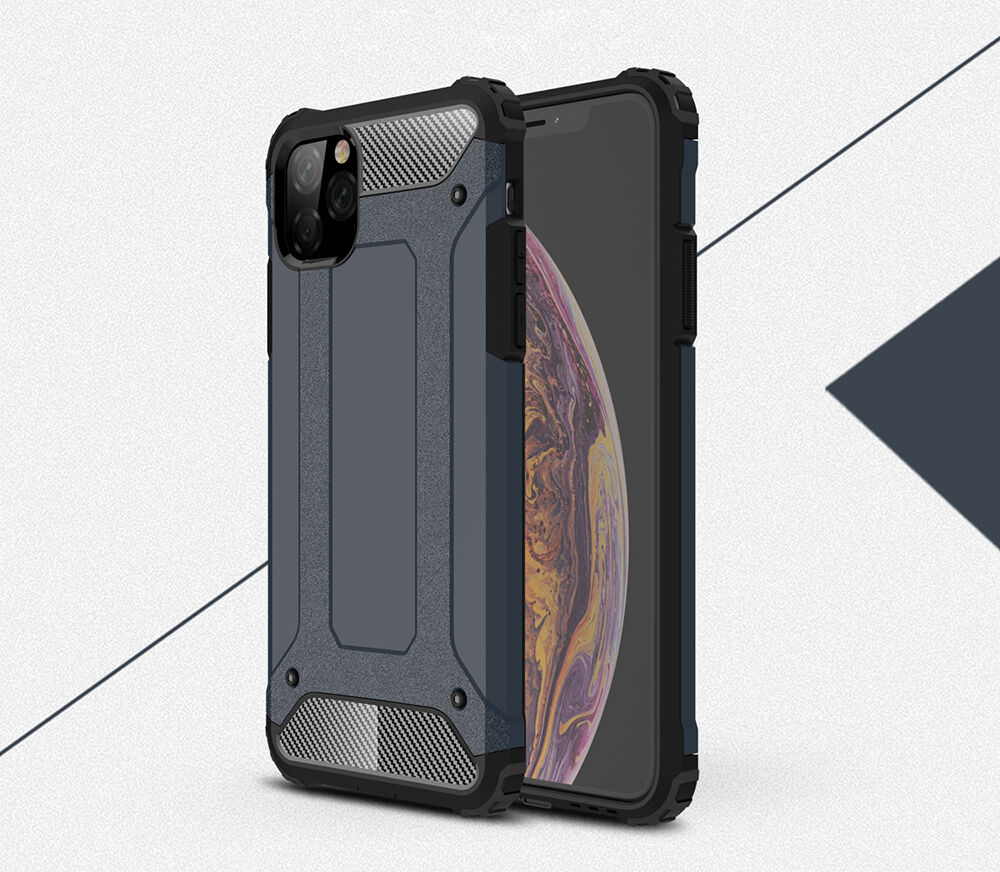 Стійкий Armor чохол для iPhone XI Max - морський синій