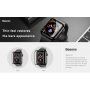 BASEUS загартоване скло для Apple Watch 44mm - чорний