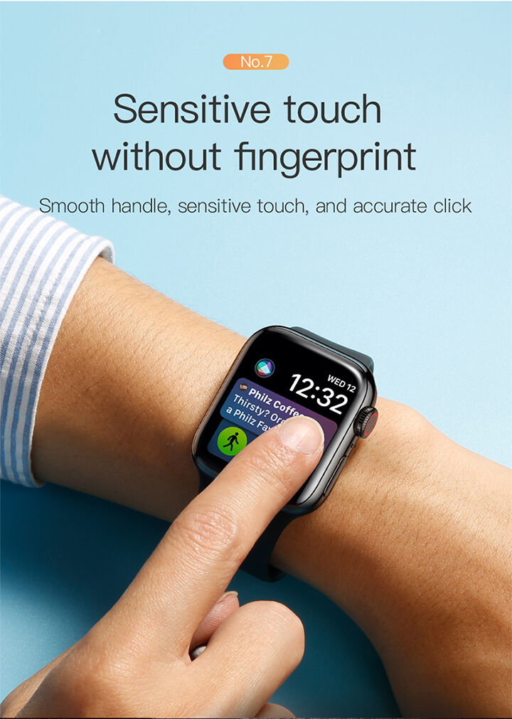 BASEUS загартоване скло для Apple Watch 40mm - чорний