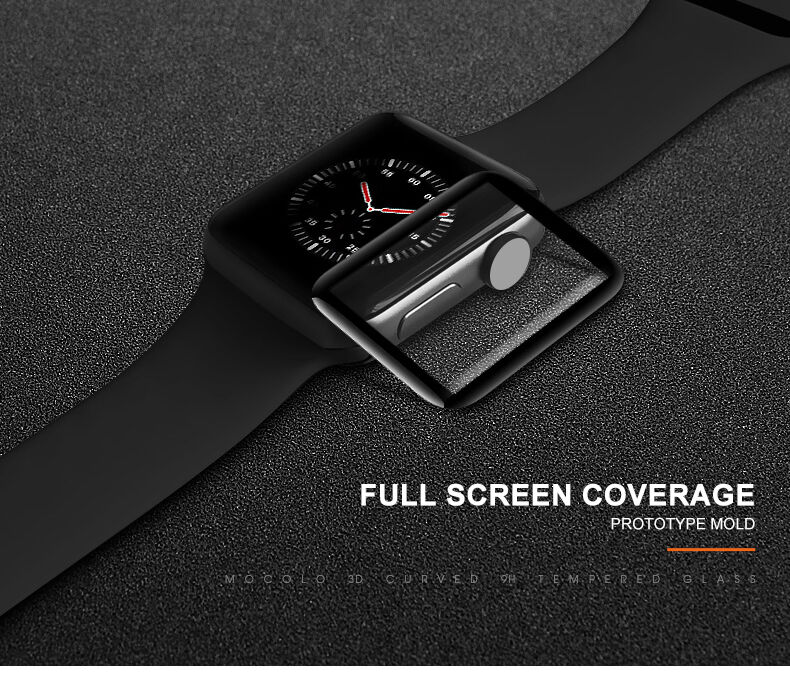 Mocolo загартоване 3D скло з м'якою гранею для Apple Watch 40mm