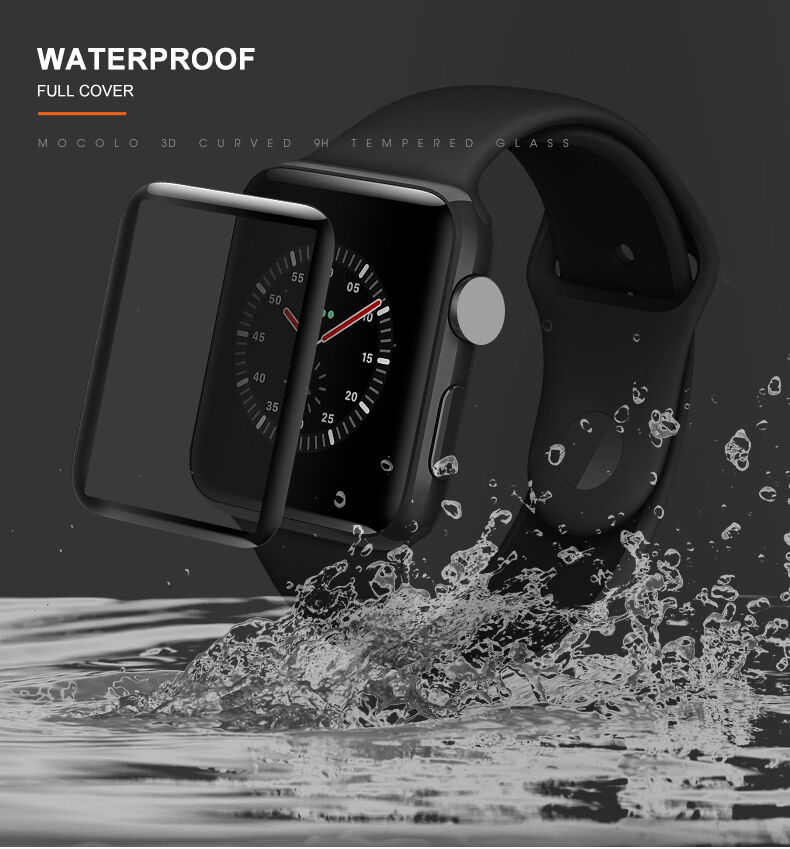 Mocolo загартоване 3D скло з м'якою гранею для Apple Watch 40mm