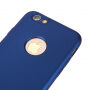 Пластиковий футляр на iPhone 6 / 6S з 360°-ним захистом - захищає передню та задню сторону - синій