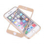 Пластиковий футляр на iPhone 6 / 6S з 360°-ним захистом - захищає передню та задню сторону - золотий