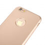 Пластиковий футляр на iPhone 6 / 6S з 360°-ним захистом - захищає передню та задню сторону - золотий