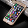 Пластиковий футляр на iPhone 6 Plus / 6S Plus з 360°-ним захистом - захищає передню та задню сторону - золотий