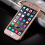 Пластиковий футляр на iPhone 6 Plus / 6S Plus з 360°-ним захистом - захищає передню та задню сторону - Rose Golg