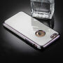 Чохол на Apple iPhone 6 Plus / 6S Plus з 360° - ним захистом та блискучими краями - захищає передню та задню сторони - сірий