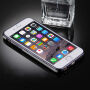 Чохол на Apple iPhone 6 Plus / 6S Plus з 360° - ним захистом та блискучими краями - захищає передню та задню сторони - сірий