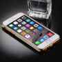 Чохол на Apple iPhone 6 Plus / 6S Plus з 360° - ним захистом та блискучими краями - захищає передню та задню сторони - золотий