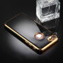 Чохол на Apple iPhone 8 / 7 з 360° - ним захистом та блискучими краями - захищає передню та задню сторони - чорний