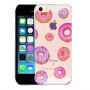 Панель на iPhone 5 / 5S / SE (2016) - розфарбована - donuts / пончики