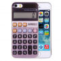Панель на iPhone 5 / 5S / SE (2016) з мотивом калькулятору - сірий