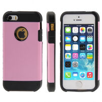 Суперстійка "Armor" панель для iPhone 5 / 5S / SE (2016) - рожева
