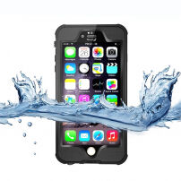 Водостійкий та пилонепроникний IP68 футляр на iPhone 6 / 6S - чорний
