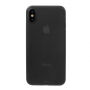 Пластикова ультратонка тьмяна задня панель для iPhone XS / iPhone X - чорна