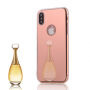 Дзеркальна захисна панель для iPhone XS / iPhone X - рожево-золота
