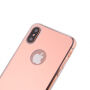 Дзеркальна захисна панель для iPhone XS / iPhone X - рожево-золота