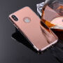 Дзеркальна захисна панель для iPhone XS / iPhone X - рожево-золота