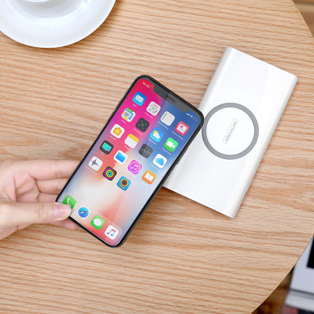 NILLKIN powerbank 10000mAh з бездротовим зарядженням - біла