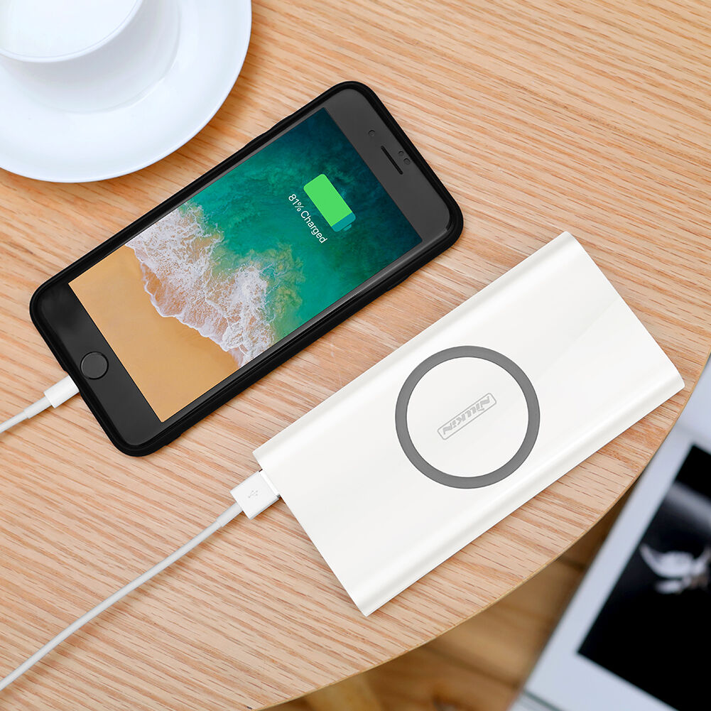 NILLKIN powerbank 10000mAh з бездротовим зарядженням - біла