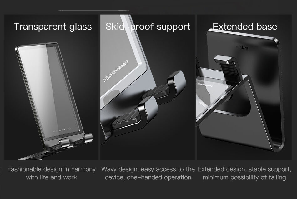 BASEUS елегантна підставка для iPhone - чорний