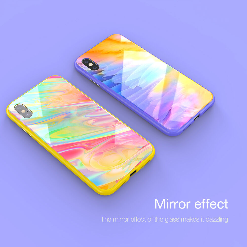 NILLKIN Ombre kryt pro iPhone XS Max - fialová