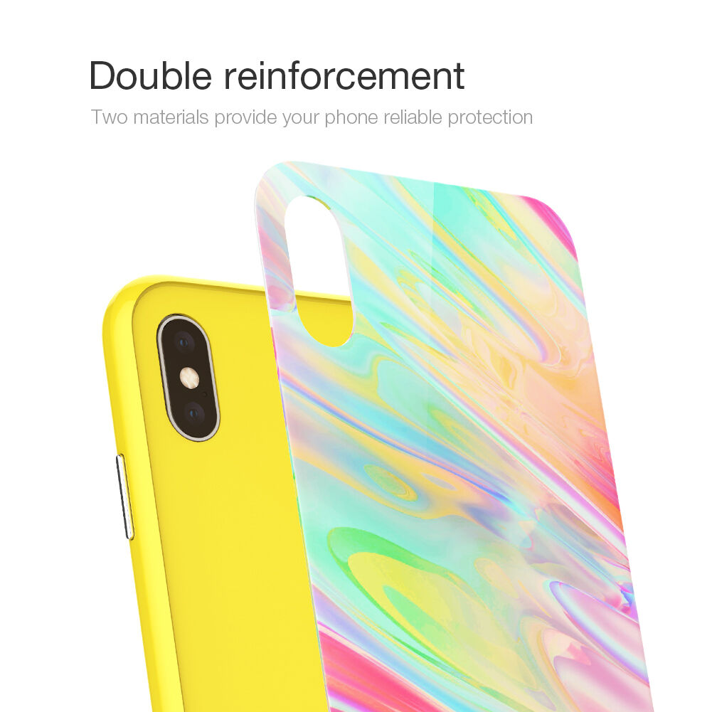 NILLKIN Ombre kryt pro iPhone XS Max - fialová