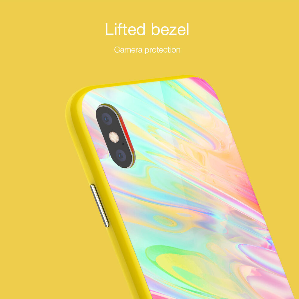NILLKIN Ombre kryt pro iPhone XS Max - fialová
