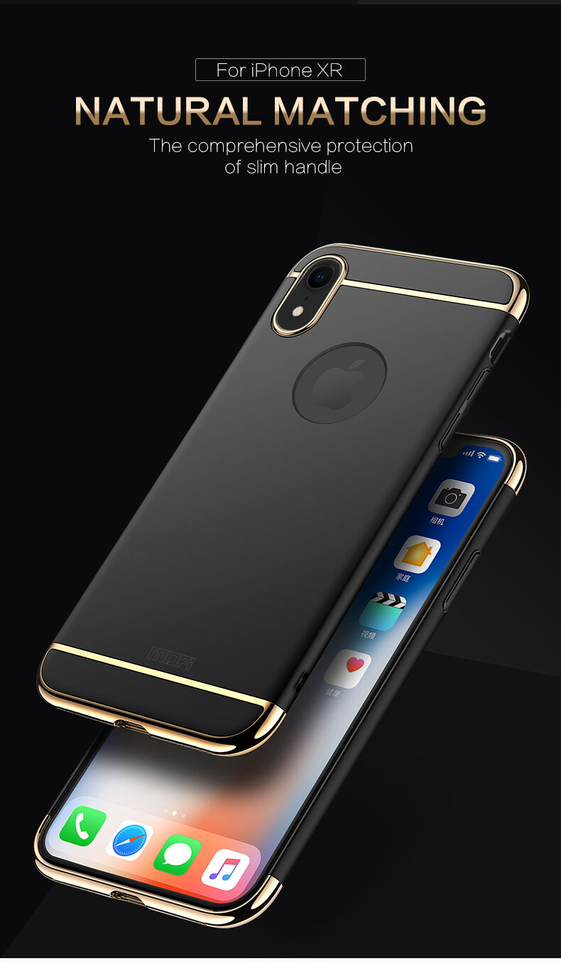MOFI luxusní kryt pro iPhone XR - černá