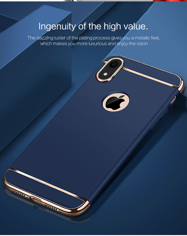 MOFI luxusní kryt pro iPhone XR - černá