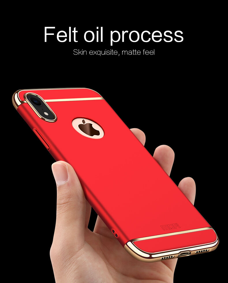 MOFI luxusní kryt pro iPhone XR - černá