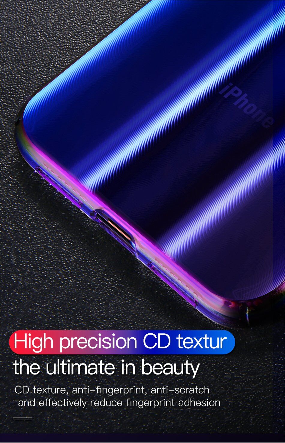 BASEUS Aurora kryt pro iPhone XS - černá