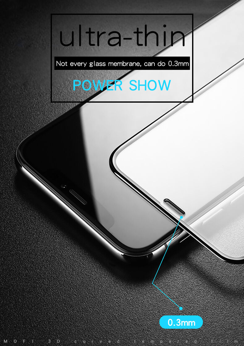 MOFI tempered 3D скло для iPhone XR - чорний