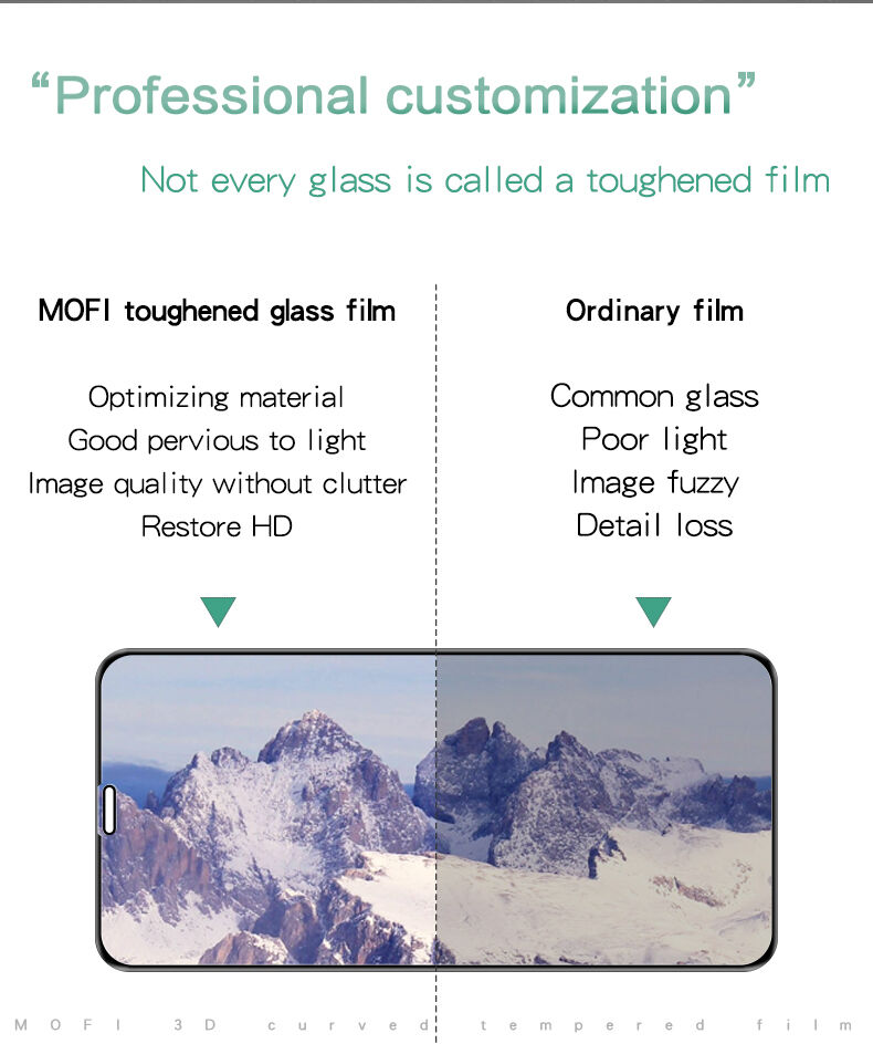 MOFI tempered 3D скло для iPhone XR - чорний