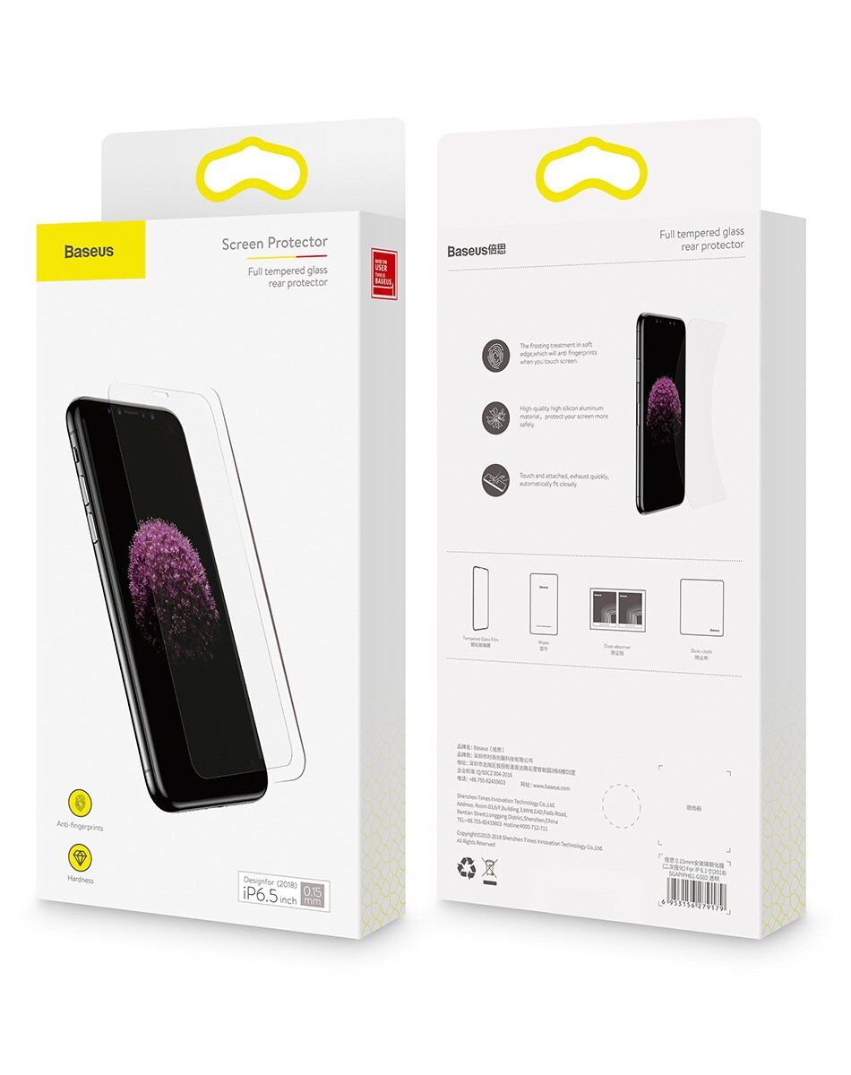 BASEUS загартоване скло для iPhone XR