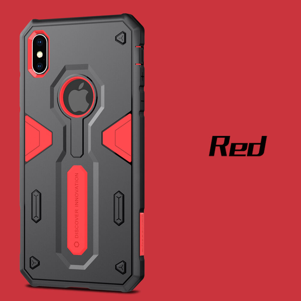NILLKIN Defender II odolný kryt pro iPhone XS Max - zelená