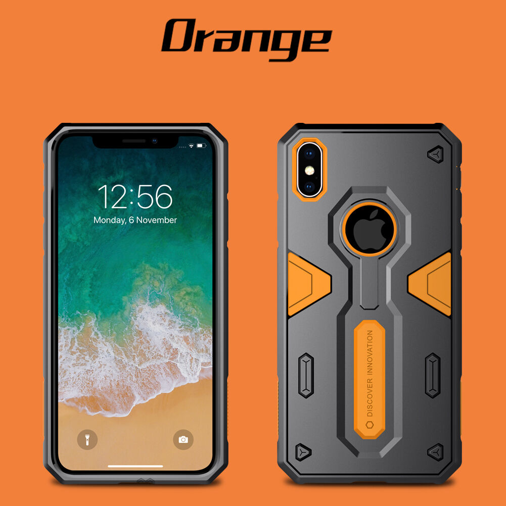 NILLKIN Defender II odolný kryt pro iPhone XS Max - zelená