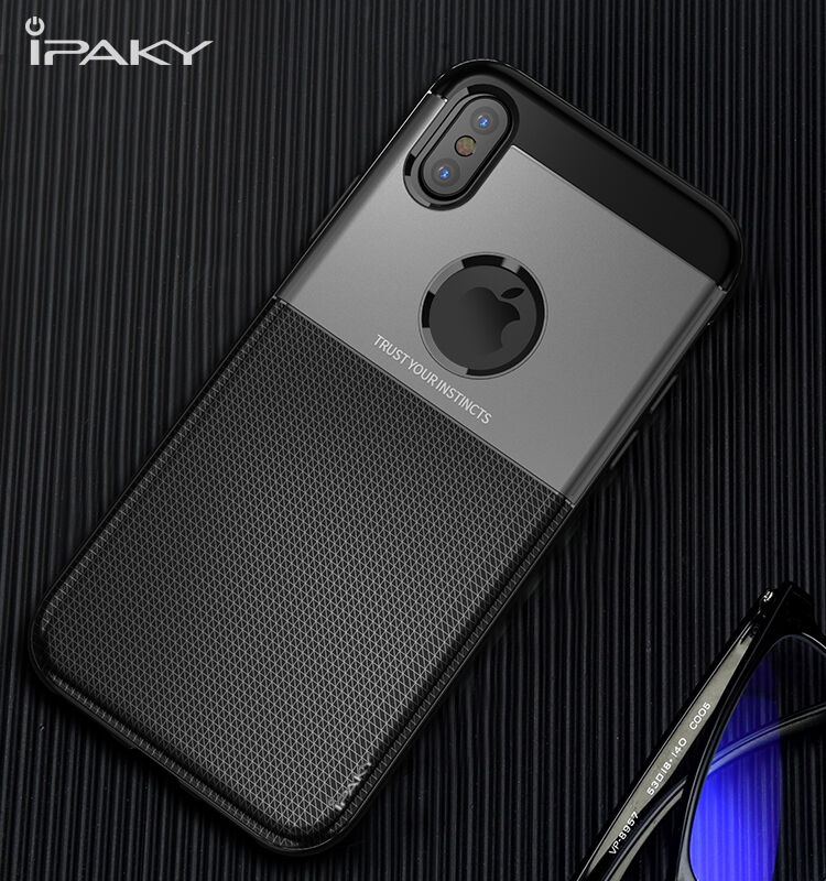 IPAKY Grid kryt pro iPhone XS Max - modrá