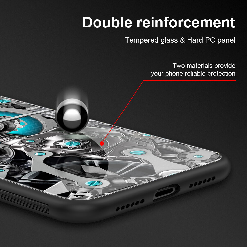NILLKIN Spacetime kryt se skleněnou zadní stranou pro iPhone XR