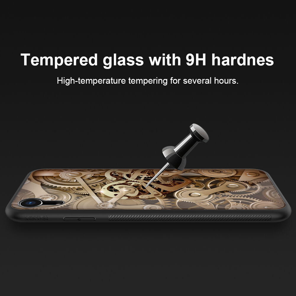 NILLKIN Gear kryt se skleněnou zadní stranou pro iPhone XR
