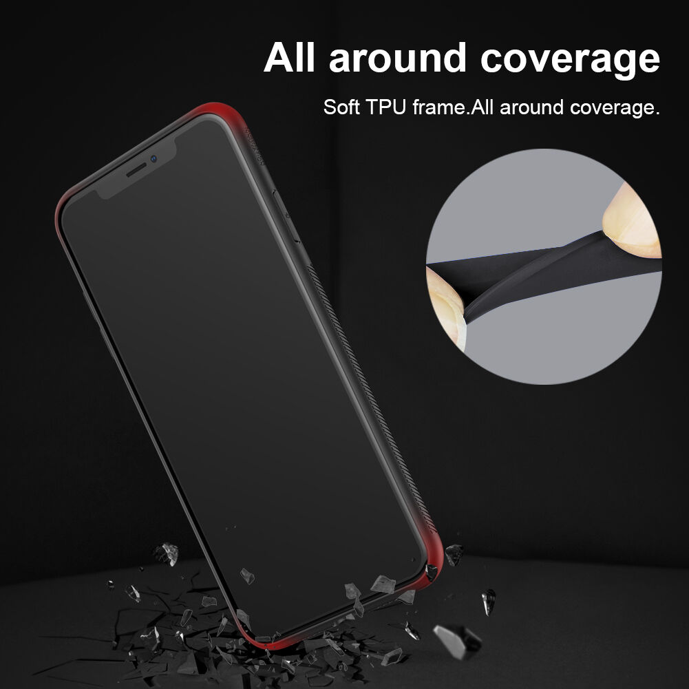 NILLKIN Gear kryt se skleněnou zadní stranou pro iPhone XR