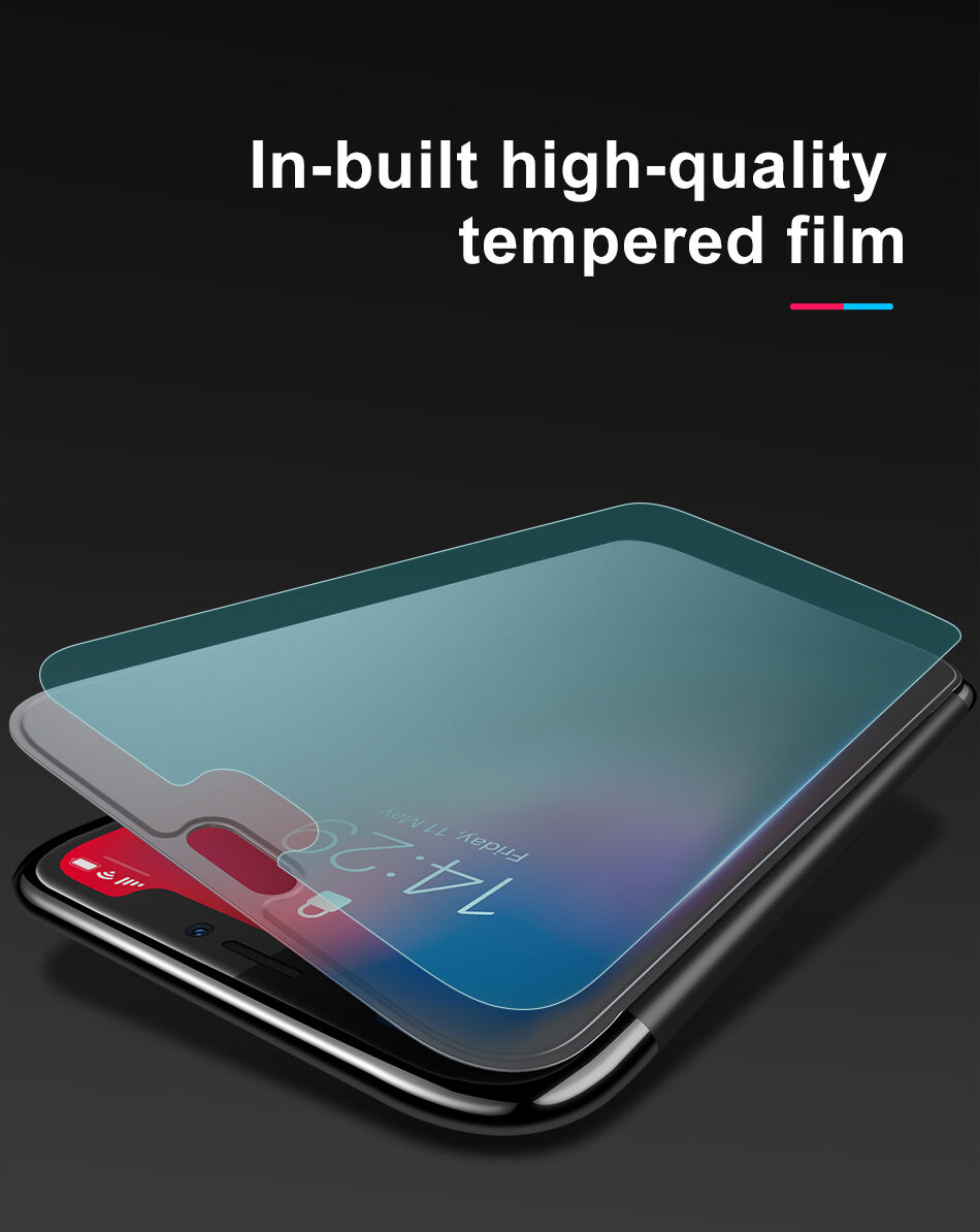 BASEUS flipové pouzdro pro iPhone XS - černá