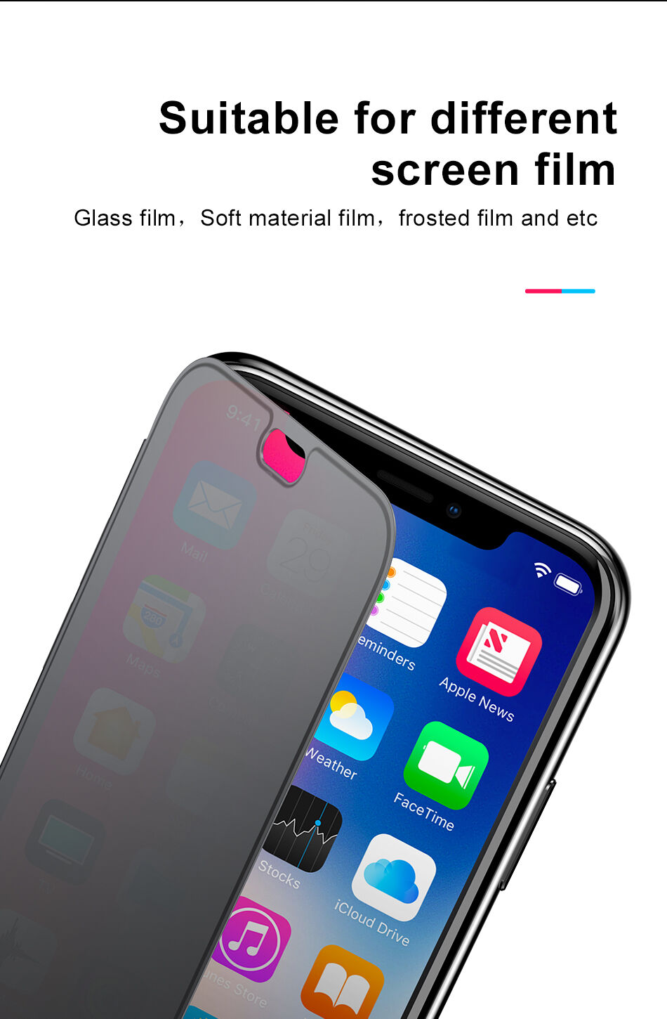 BASEUS flipové pouzdro pro iPhone XS - černá